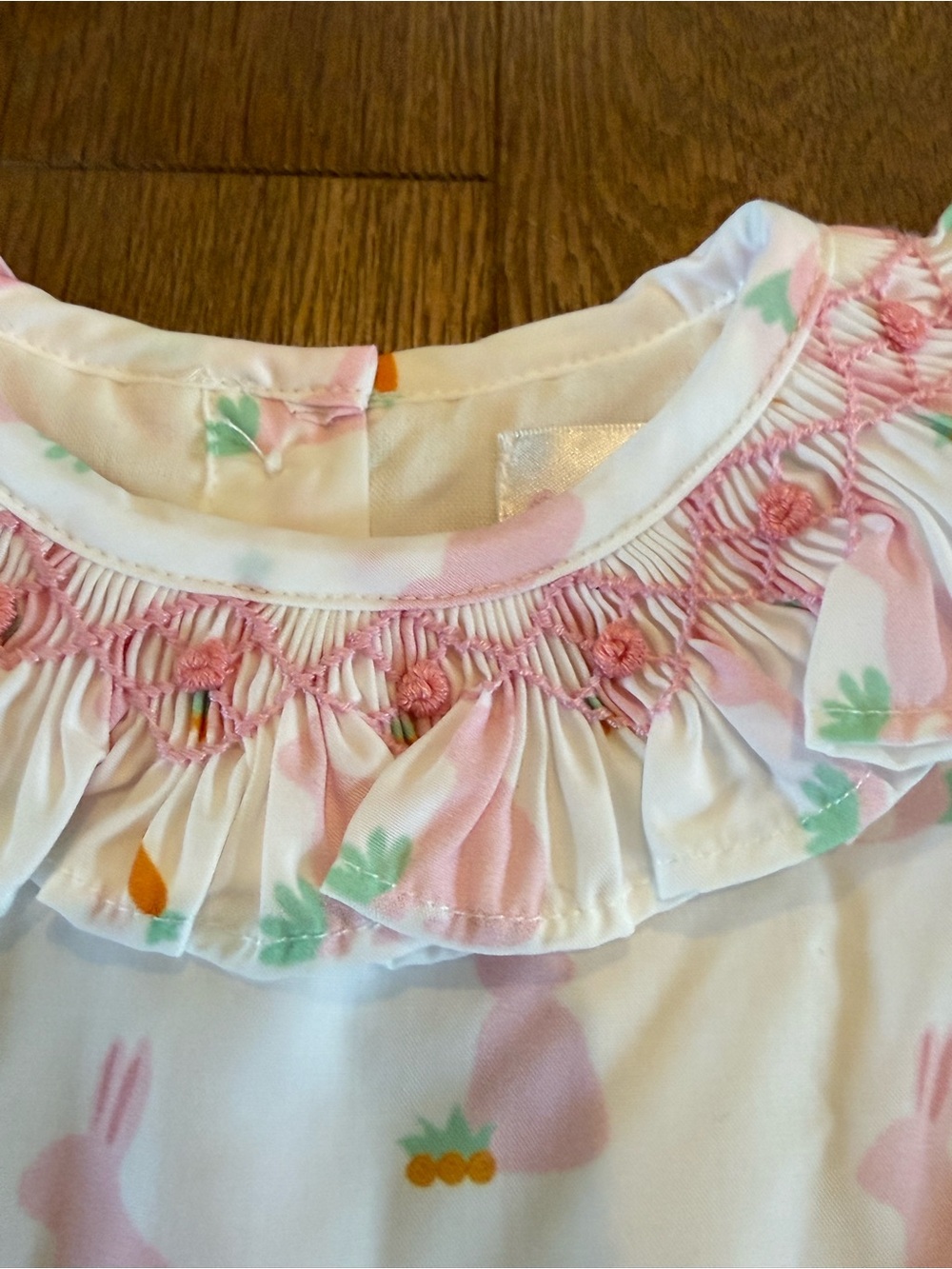 Cecil & Lou Smocked Bunny Easter Set - 3 Months - Picture 3 of 4